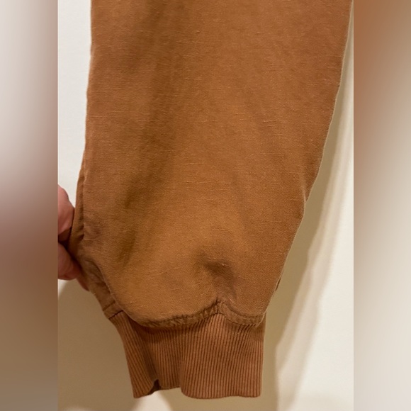 Haven Well Within Linen Blend Women’s Lightweight Brown Joggers Size L - Picture 6 of 10
